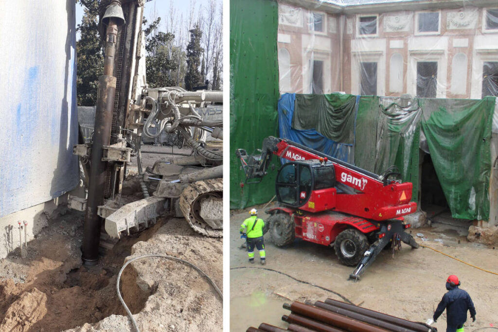 Casa del Labrador - Recalce de cimentación y consolidación estructural en restauración de patrimonio