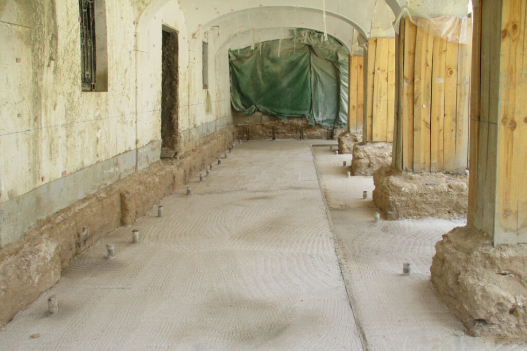 Casa del Labrador - Recalce de cimentación y consolidación estructural en restauración de patrimonio
